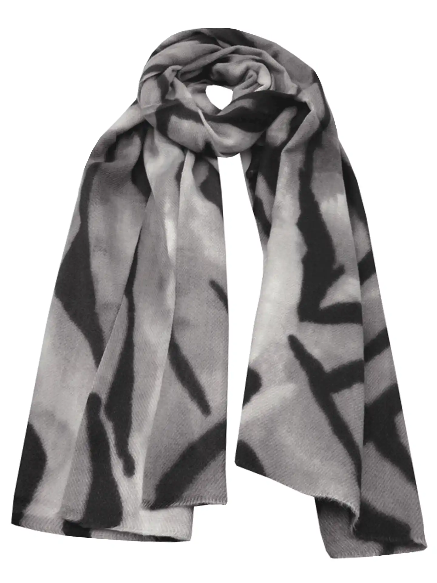 Sjaal Zebra Grijs | Fashionize