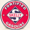 Skelly Fortified Gasoline Emaille Bord 12" / 30 cm | Fiftiesstore