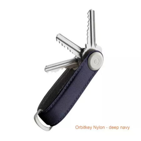 Sleutelorganizer Orbitkey Nylon - deep navy | MegaGadgets.nl