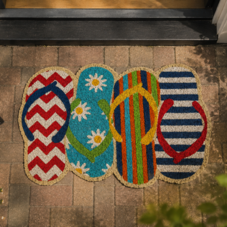 Slippers vloermat - Flip Flop Floor Mat | MikaMax