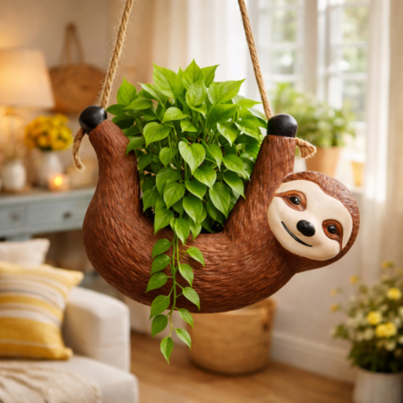 Sloth Planter - 200 ml - Hangende Bloempot - 25 cm | MikaMax