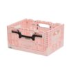 Smart Crate Licht Roze met zwarte grepen | Wicked