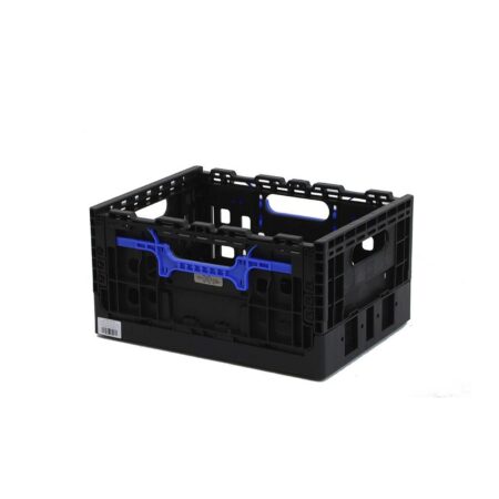 Smart Crate Zwart met Blauwe Handgrepen | Wicked