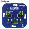 Smart Duo LED dimmer Zigbee Inbouw - 2x 0-100 Watt - Geschikt voor fase afsnijding - Min./Max. Instelbaar - ECO-DIM.05 Zigbee | Ecodim