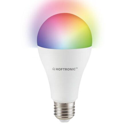 Smart E27 lamp - A65 vorm - E27 - 14 Watt 1400 lumen - RGBWW - Wifi & Bluetooth - Bestuurbaar via app - Google Home