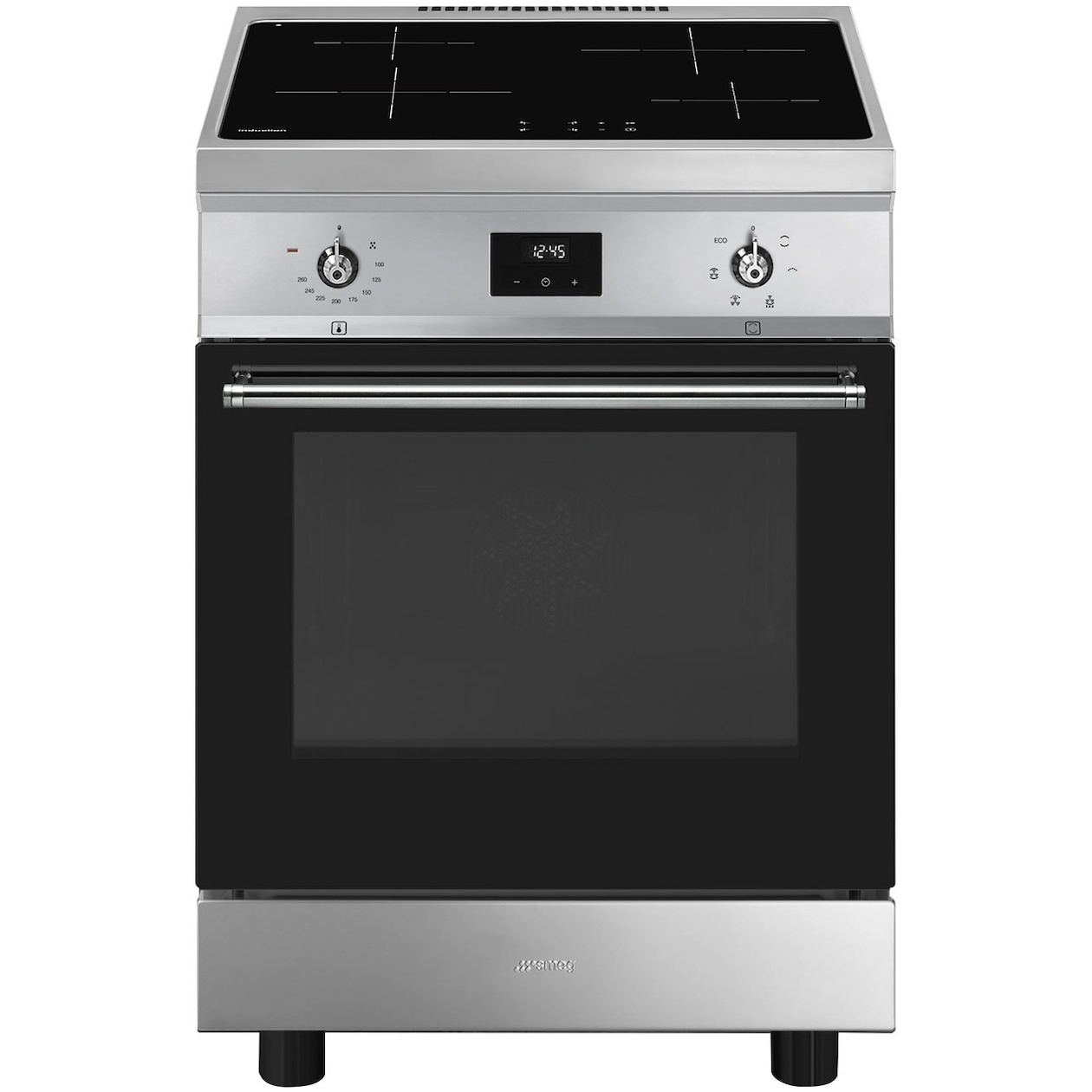 Smeg C6IMXT2 Inductie fornuis Grijs | Smeg