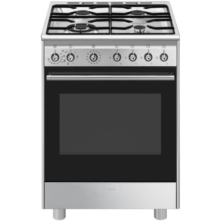 Smeg CX61GMXNLK Gasfornuis Grijs | Smeg