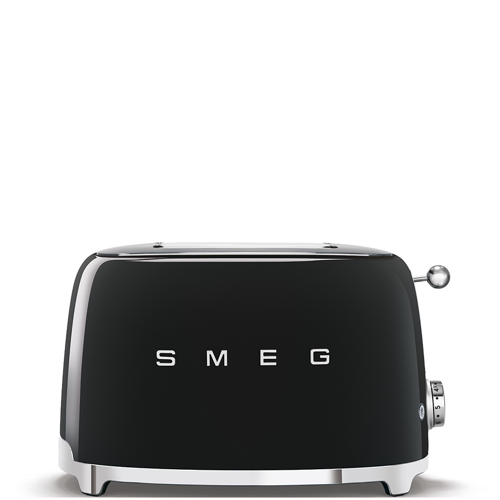 Smeg TSF01BLEU Broodrooster Zwart | Smeg