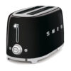 Smeg TSF02BLEU Broodrooster Zwart | Smeg