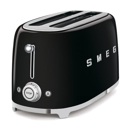 Smeg TSF02BLEU Broodrooster Zwart | Smeg
