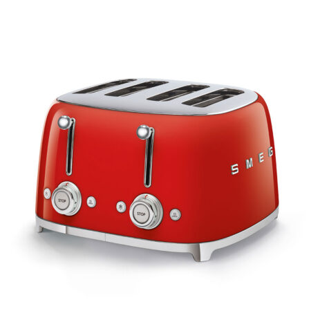 Smeg TSF03RDEU Broodrooster Rood | Smeg