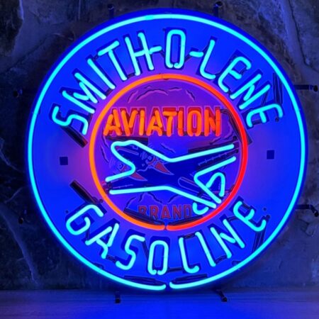 Smith-O-Lene Aviation Gasoline Neon Verlichting 60 cm - Blauw