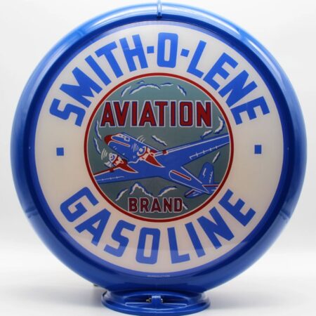 Smith-O-Lene Gasoline Aviation Brand Benzinepomp Bol | Bennies Fifties