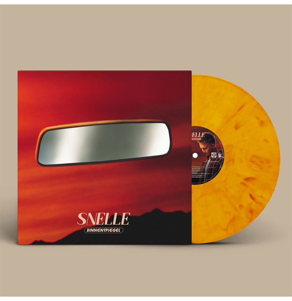 Snelle - Binnenspiegel (Oranje Marmer Vinyl) (LP) | Fiftiesstore