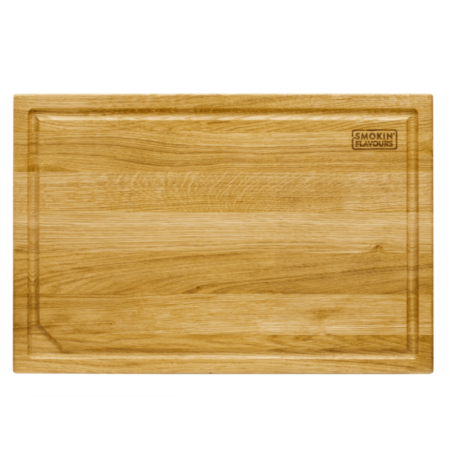 Snijplank FSC Eikenhout 60 cm x 40 cm - Duurzaam & Robuust voor Professioneel Gebruik | FUN COOKING ONLINE