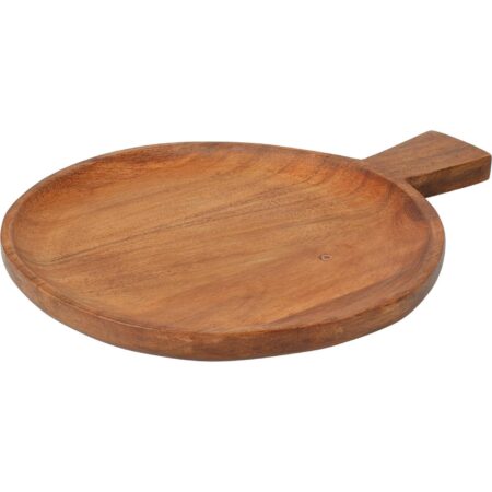 Snijplank acacia hout naturel Ø20cm | Excellent Houseware