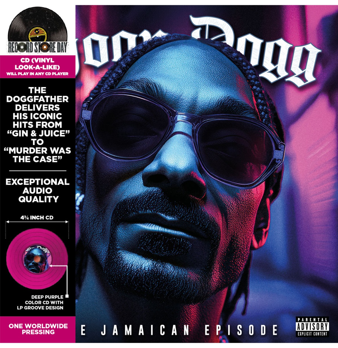 Snoop Dogg - The Jamaican Episode (Record Store Day 2025) CD | Fiftiesstore