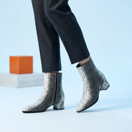 Snow Leopard Lady Boot Lureaux - Handgemaakte Nette Schoenen Voor Heren | Lureaux
