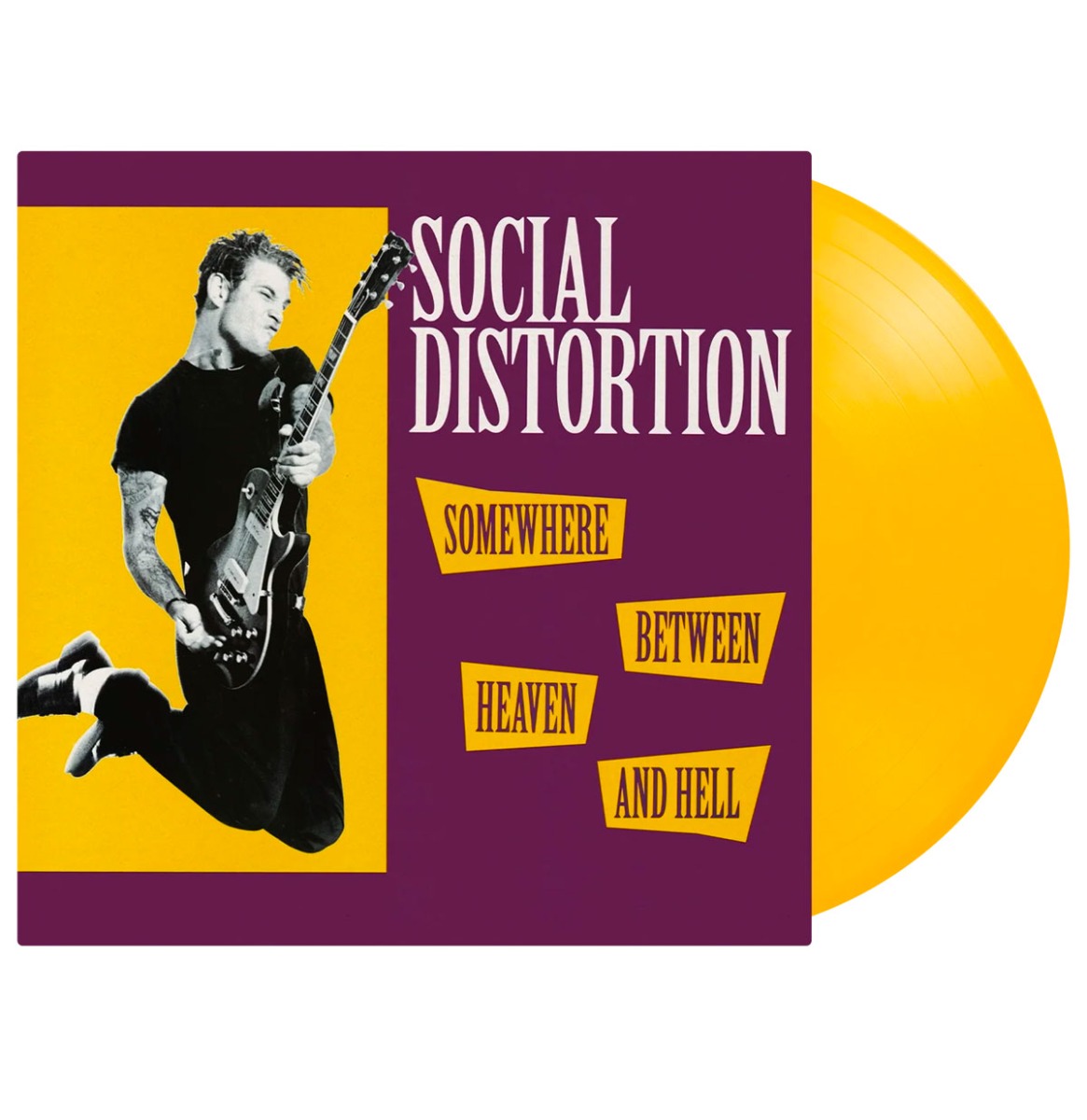 Social Distortion - Somewhere Between Heaven And Hell (Geel Vinyl) (LP) | Music on Vinyl
