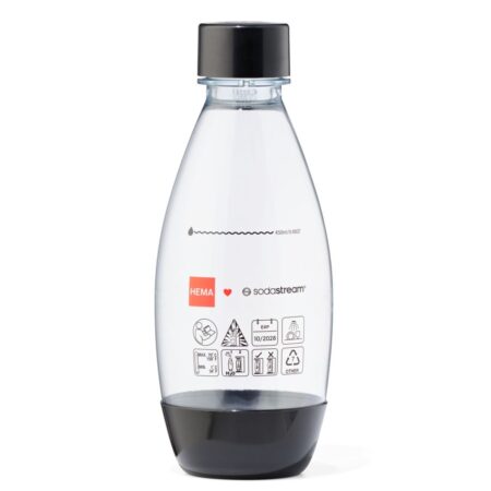 SodaStream kunststof fles 0.5L zwart | Sodastream