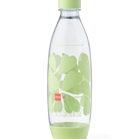 SodaStream kunststof fles 1L bladeren groen | Sodastream