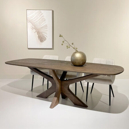 Sohome Deens Ovale Eettafel 'Mabel' Mangohout