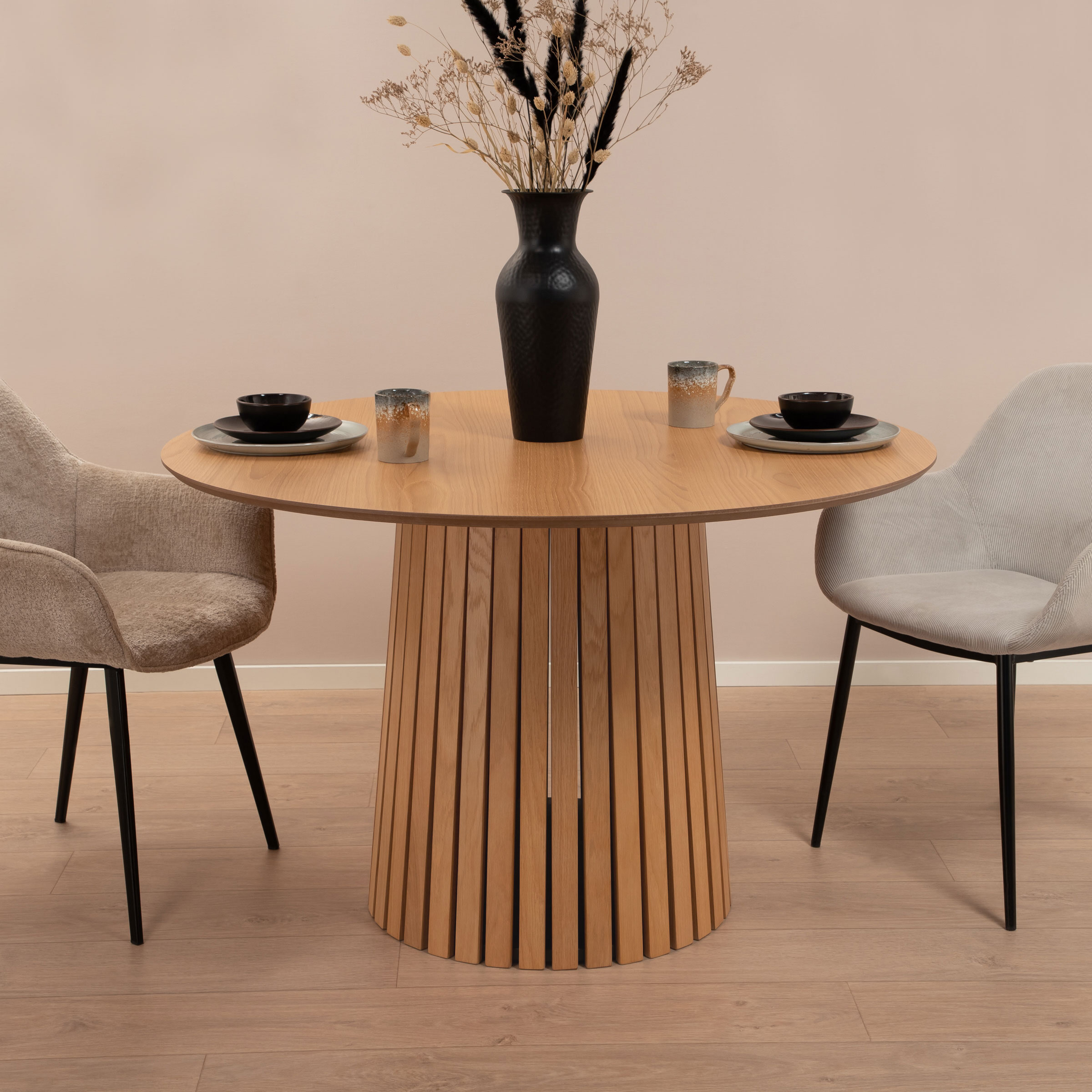 Sohome Ronde Eettafel 'Olivier' Eiken