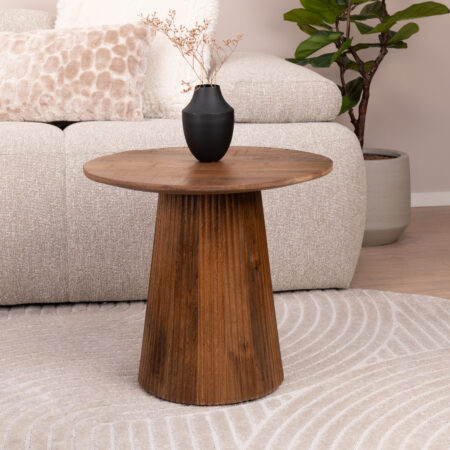 Sohome Ronde Salontafel 'Olav' Mangohout
