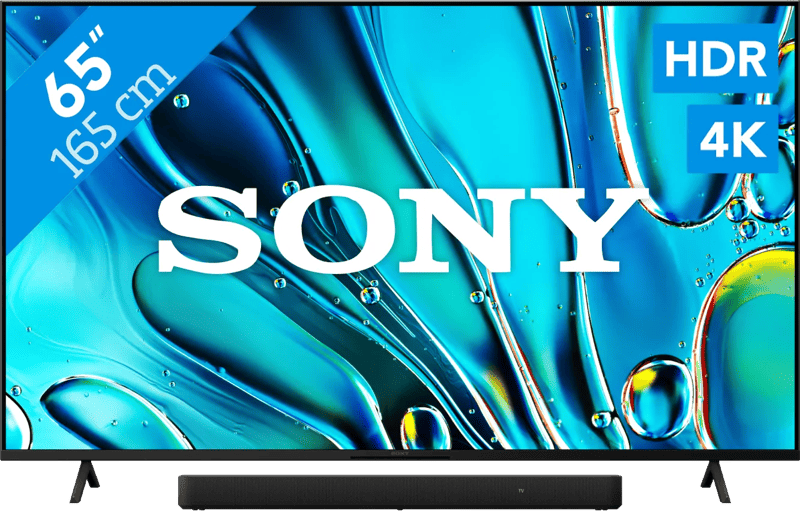 Sony Bravia 3 65" 4K Led (2025) + Sony HT-S2000 Zwart
