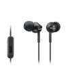 Sony MDR-EX110AP In-ear oordopjes Zwart | Sony