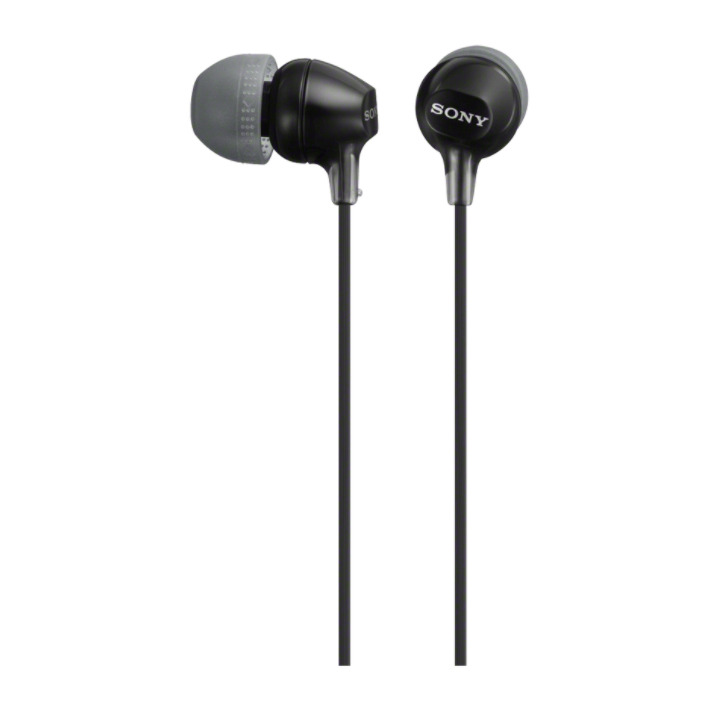 Sony MDR-EX15AP In-ear oordopjes Zwart | Sony