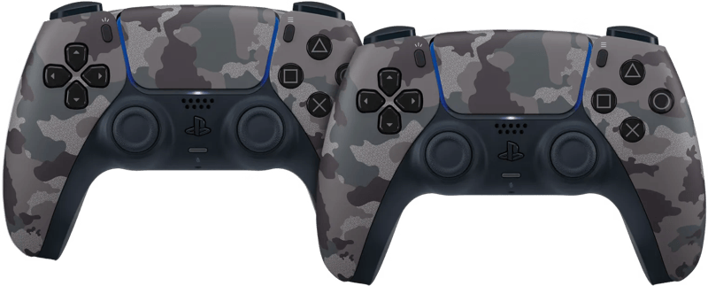 Sony PlayStation 5 DualSense Controller Grey Camo Duo Pack