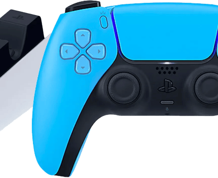 Sony PlayStation 5 DualSense draadloze controller Starlight Blue + oplaadstation