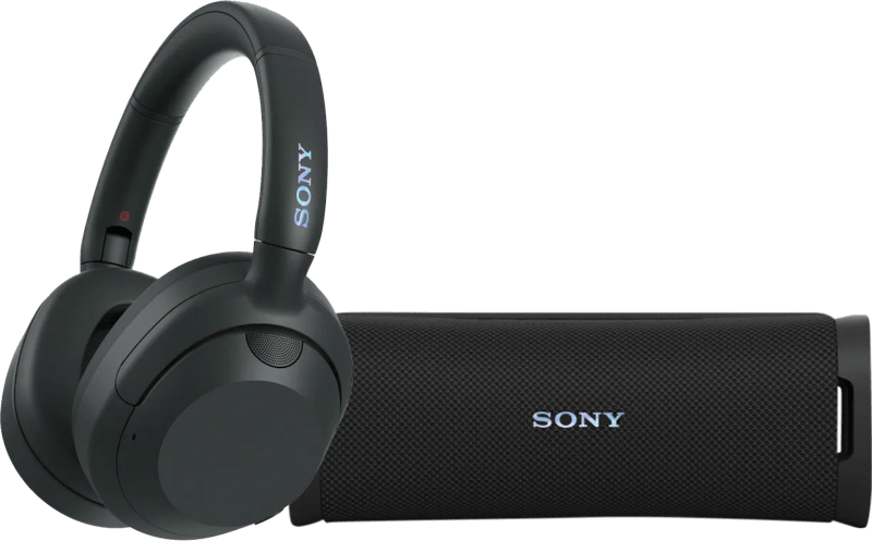 Sony ULT Wear Zwart + Sony ULT Field 1 Zwart
