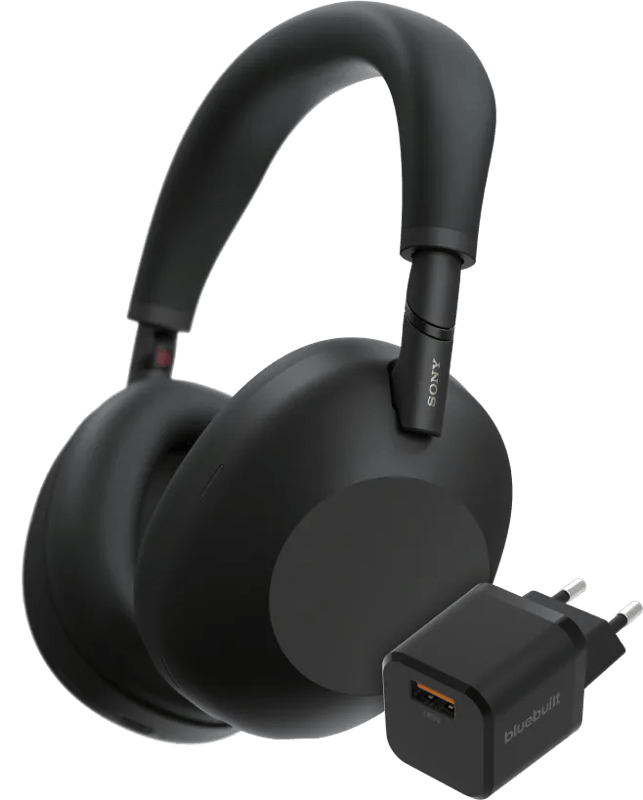 Sony WH-1000XM6 Zwart + BlueBuilt Quick Charge Oplader