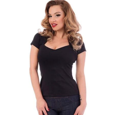Steady Clothing Sophia Top All Black-M | Rock Steady