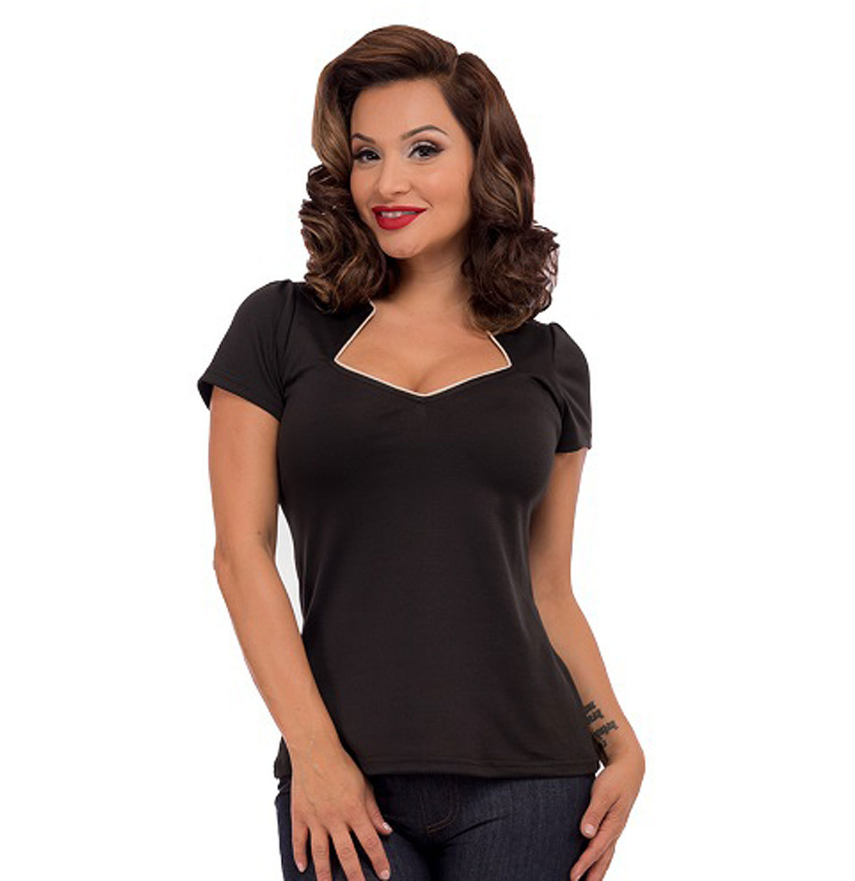 Sophia Top Black-S | Rock Steady