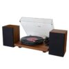 Soundmaster Elite Line PL711BR Platenspeler met Speakers - Bruin | Soundmaster Elite