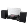 Soundmaster Elite Line PL711SW Platenspeler met Speakers - Zwart | Fiftiesstore