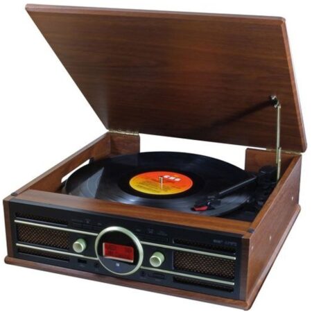 Soundmaster PL585BR Platenspeler Met DAB+ Radio | Soundmaster