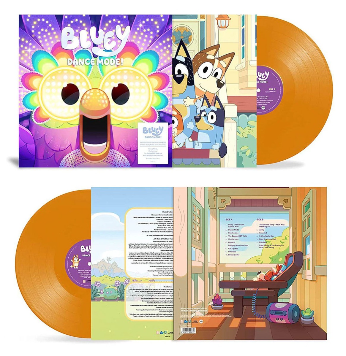 Soundtrack - Bluey Dance Mode! (Oranje Vinyl) (LP) | Fiftiesstore