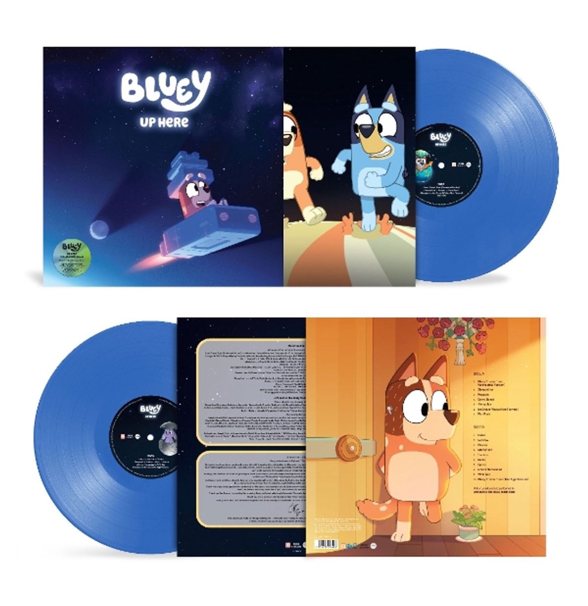 Soundtrack - Bluey Up Here (Blauw Vinyl) (LP) | Fiftiesstore