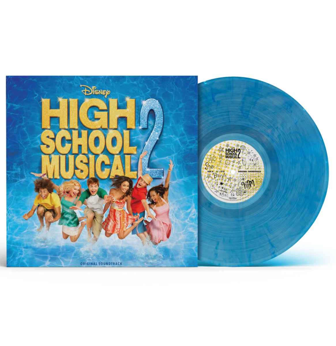 Soundtrack - High School Musical 2 (Lucht Blauw Vinyl) (Gelimiteerd) (LP) | Disney