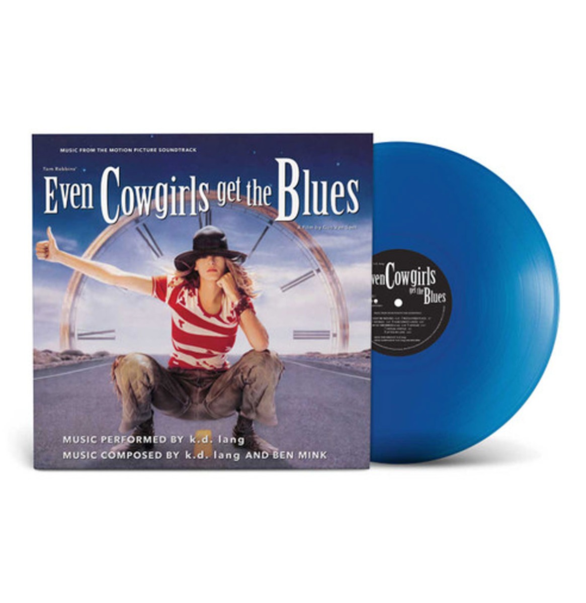 Soundtrack: K.D. Lang - Even Cowgirls Get The Blues (Blauw Vinyl) (LP) | Fiftiesstore