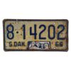 South Dakota - 1966 Originele Kentekenplaat | The Dutch Pickers