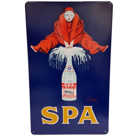 Spa Emaille bord - 74 x 45cm | Fiftiesstore