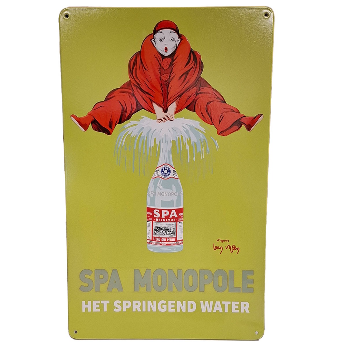 Spa Monopole Emaille Bord - 73 x 45cm | Fiftiesstore