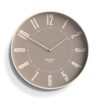 Space Hotel Mars Dog Wandklok in Wit en Bruin | Fiftiesstore