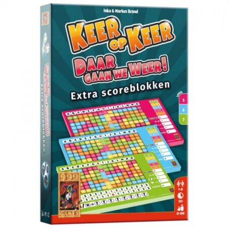 Spel Keer op Keer Scoreblok 3 Stuks Level 5