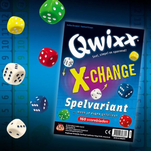 Spel Qwixx X-change | White Goblin Games